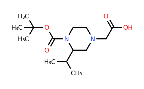 CAS 1060813-54-8 | 2-(4-(Tert-butoxycarbonyl)-3-isopropylpiperazin-1-YL)acetic acid