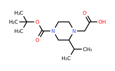 CAS 1060813-59-3 | 2-(4-(Tert-butoxycarbonyl)-2-isopropylpiperazin-1-YL)acetic acid