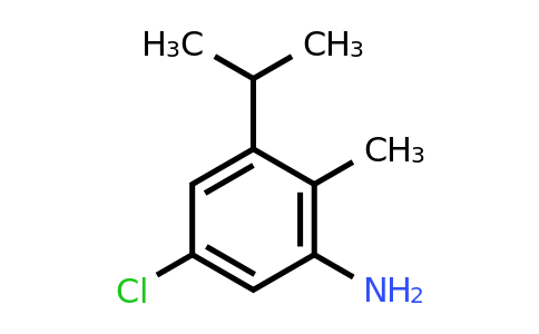 CAS 1072830-68-2 | 5-Chloro-3-isopropyl-2-methyl-phenylamine