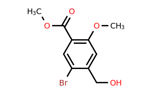 CAS 1075281-20-7 | 5-Bromo-4-hydroxymethyl-2-methoxy-benzoic acid methyl ester