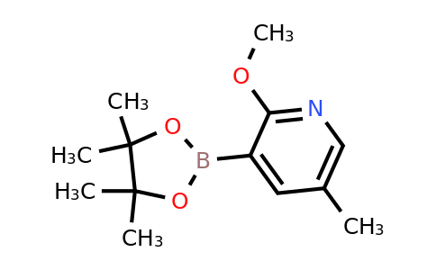 CAS 1083168-84-6 | 2-Methoxy-5-methyl-3-(4,4,5,5-tetramethyl-1,3,2-dioxaborolan-2-YL)pyridine