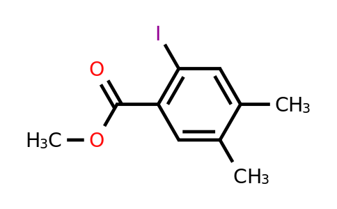CAS 1086391-91-4 | Methyl 2-iodo-4,5-dimethyl-benzoate