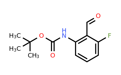 CAS 1086392-03-1 | (3-Fluoro-2-formyl-phenyl)-carbamic acid tert-butyl ester