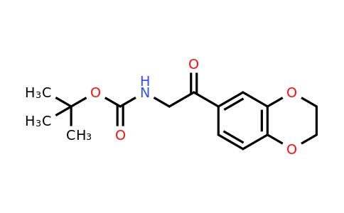 CAS 1086392-10-0 | [2-(2,3-Dihydro-benzo[1,4]dioxin-6-yl)-2-oxo-ethyl]-carbamic acid tert-butyl ester