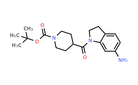 CAS 1086392-38-2 | 4-(6-Amino-2,3-dihydro-indole-1-carbonyl)-piperidine-1-carboxylic acid tert-butyl ester