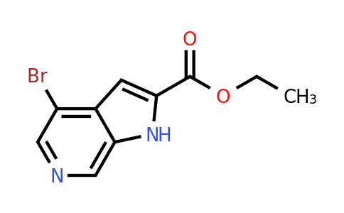 CAS 1086392-42-8 | ethyl 4-bromo-1H-pyrrolo[2,3-c]pyridine-2-carboxylate