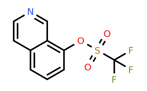 CAS 1086392-54-2 | Trifluoro-methanesulfonic acid isoquinolin-8-yl ester