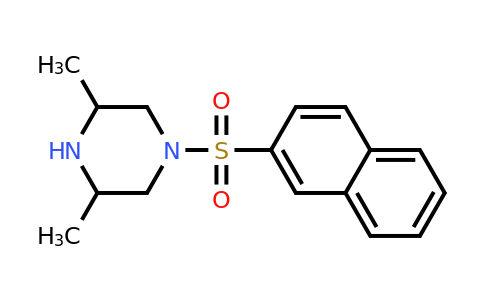 CAS 1086392-76-8 | 3,5-Dimethyl-1-(naphthalene-2-sulfonyl)-piperazine