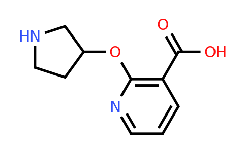 CAS 1086392-86-0 | 2-(Pyrrolidin-3-yloxy)-nicotinic acid