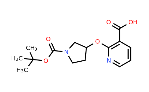 CAS 1086392-88-2 | 2-(1-tert-Butoxycarbonyl-pyrrolidin-3-yloxy)-nicotinic acid
