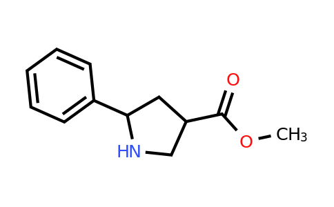 CAS 1086393-06-7 | Methyl 5-phenyl-pyrrolidine-3-carboxylate