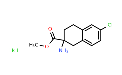 CAS 1092449-06-3 | 2-Amino-6-chloro-1,2,3,4-tetrahydro-naphthalene-2-carboxylic acid methyl ester hydrochloride