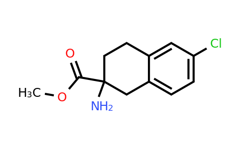 CAS 1092519-17-9 | 2-Amino-6-chloro-1,2,3,4-tetrahydro-naphthalene-2-carboxylic acid methyl ester