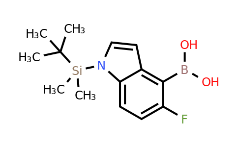 CAS 1093066-72-8 | (1-(Tert-Butyldimethylsilyl)-5-Fluoro-1H-Indol-4-Yl)Boronic Acid