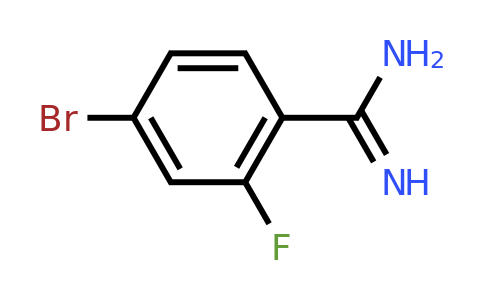 CAS 1100752-71-3 | 4-Bromo-2-fluoro-benzamidine