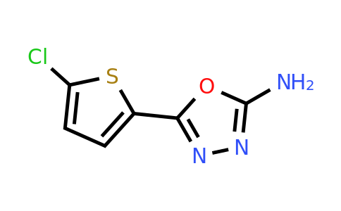 CAS 1105193-79-0 | 5-(5-chloro-2-thienyl)-1,3,4-oxadiazol-2-amine