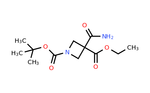 CAS 1105663-94-2 | 1-tert-butyl 3-ethyl 3-carbamoylazetidine-1,3-dicarboxylate
