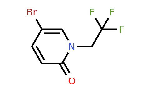 CAS 1114563-10-8 | 5-Bromo-1-(2,2,2-trifluoro-ethyl)-1H-pyridin-2-one