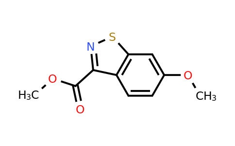 CAS 1123169-11-8 | 6-Methoxy-benzo[d]isothiazole-3-carboxylic acid methyl ester