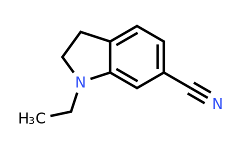 CAS 1123169-33-4 | 1-Ethyl-2,3-dihydro-1H-indole-6-carbonitrile