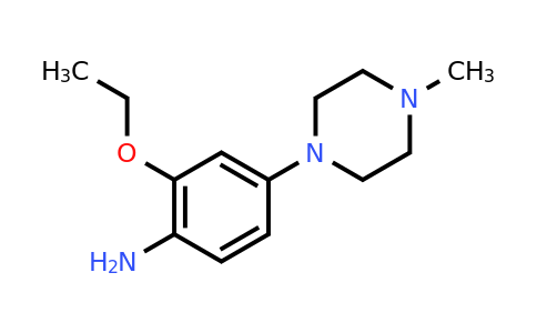 CAS 1124330-34-2 | 2-Ethoxy-4-(4-methyl-piperazin-1-yl)-aniline