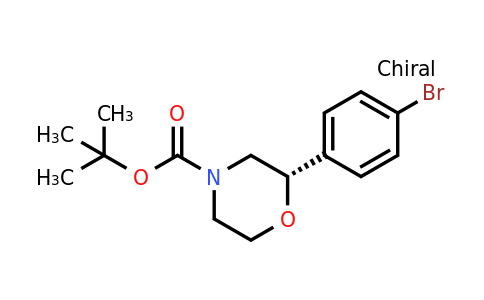 CAS 1131220-37-5 | (S)-2-(4-Bromo-phenyl)-morpholine-4-carboxylic acid tert-butyl ester