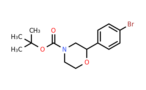 CAS 1131220-82-0 | 2-(4-Bromo-phenyl)-morpholine-4-carboxylic acid tert-butyl ester