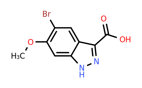 CAS 1134328-13-4 | 5-Bromo-6-methoxy-1H-indazole-3-carboxylic acid