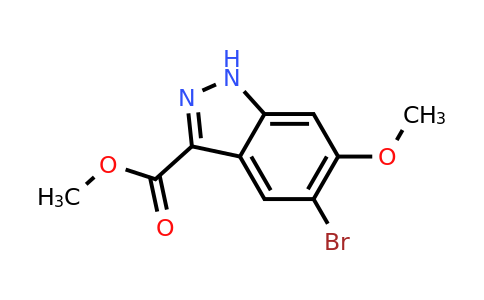 CAS 1134328-15-6 | 5-Bromo-6-methoxy-1H-indazole-3-carboxylic acid methyl ester