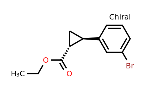 CAS 114095-58-8 | trans-2-(3-Bromo-phenyl)-cyclopropanecarboxylic acid ethyl ester