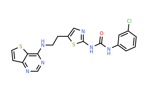 CAS 1146618-41-8 | urea, n-(3-chlorophenyl)-n'-[5-[2-(thieno[3,2-d]pyrimidin-4-ylamino)ethyl]-2-thiazolyl]-, methanesulfonate (1:1)