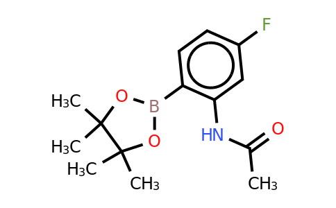 CAS 1150271-67-2 | 2-Actamido-4-fluorophenylboronic acid pinacol ester