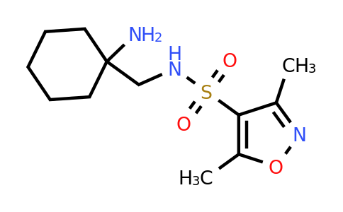 CAS 1153054-05-7 | N-[(1-Aminocyclohexyl)methyl]-3,5-dimethyl-1,2-oxazole-4-sulfonamide