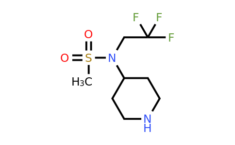 CAS 1154566-21-8 | N-(piperidin-4-yl)-N-(2,2,2-trifluoroethyl)methanesulfonamide