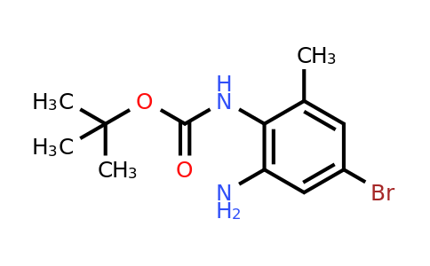 CAS 1155949-16-8 | (2-Amino-4-bromo-6-methyl-phenyl)-carbamic acid tert-butyl ester