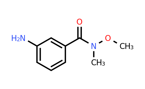 CAS 1156151-22-2 | 3-Amino-N-methoxy-N-methyl-benzamide