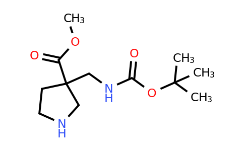 CAS 1158759-36-4 | 3-(tert-Butoxycarbonylamino-methyl)-pyrrolidine-3-carboxylic acid methyl ester