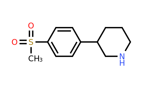 CAS 1158805-24-3 | 3-(4-Methanesulfonyl-phenyl)-piperidine