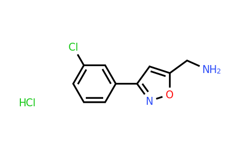 CAS 1159826-68-2 | C-[3-(3-Chloro-phenyl)-isoxazol-5-yl]-methylamine hydrochloride