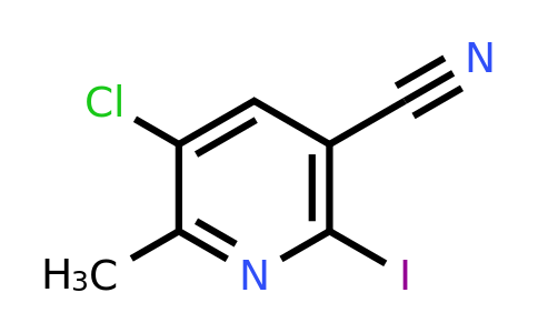 CAS 1163297-84-4 | 5-Chloro-2-iodo-6-methyl-nicotinonitrile