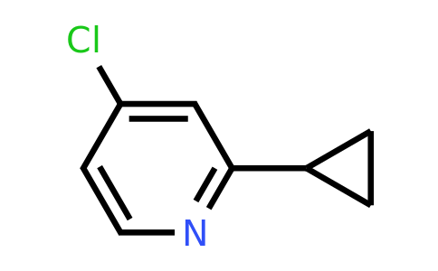 CAS 1163707-52-5 | 4-Chloro-2-cyclopropyl-pyridine