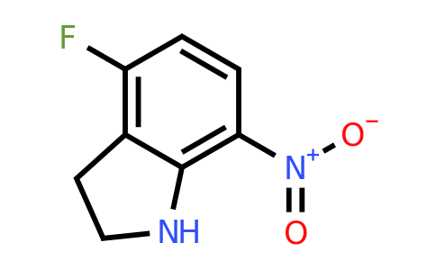 CAS 1167056-12-3 | 4-Fluoro-7-nitro-2,3-dihydro-1H-indole