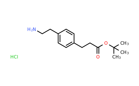 CAS 116856-71-4 | tert-Butyl 3-[4-(2-amino-ethyl)-phenyl]-propionate hydrochloride