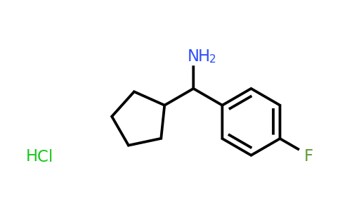 CAS 1171555-40-0 | Cyclopentyl(4-fluorophenyl)methanamine hydrochloride