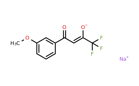 CAS 1173583-53-3 | sodium (2Z)-1,1,1-trifluoro-4-(3-methoxyphenyl)-4-oxobut-2-en-2-olate