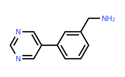 CAS 1181409-07-3 | 3-Pyrimidin-5-yl-benzylamine