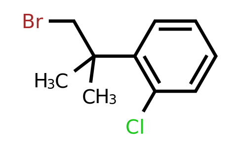 CAS 1181738-91-9 | 1-(2-Bromo-1,1-dimethyl-ethyl)-2-chloro-benzene