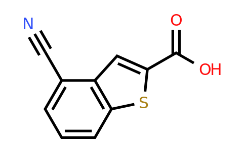 CAS 1182349-12-7 | 4-Cyano-benzo[b]thiophene-2-carboxylic acid