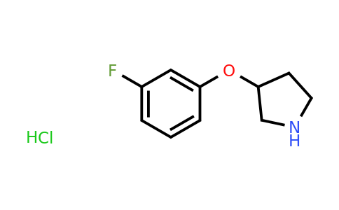 CAS 1185119-76-9 | 3-(3-Fluoro-phenoxy)-pyrrolidine hydrochloride