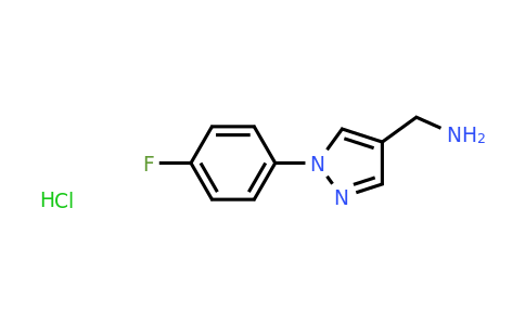 CAS 1185300-73-5 | ([1-(4-Fluorophenyl)-1H-pyrazol-4-YL]methyl)amine hydrochloride